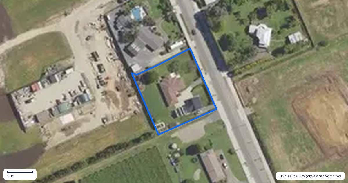 Property context map for 75 Prole Road, Omokoroa
