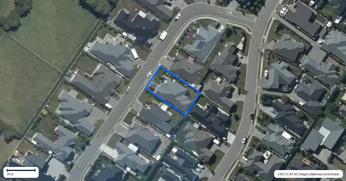 Property context map for 14 Wallace Crescent, Prebbleton