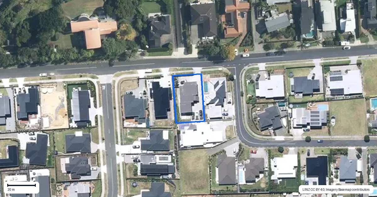 Property context map for 96 Maraetai School Road, Maraetai, Auckland