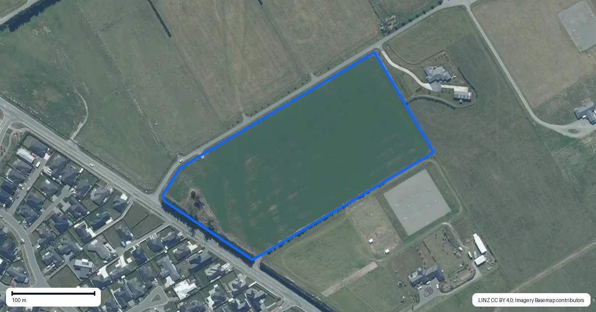 Property context map for 8 Nobeline Drive, Rolleston