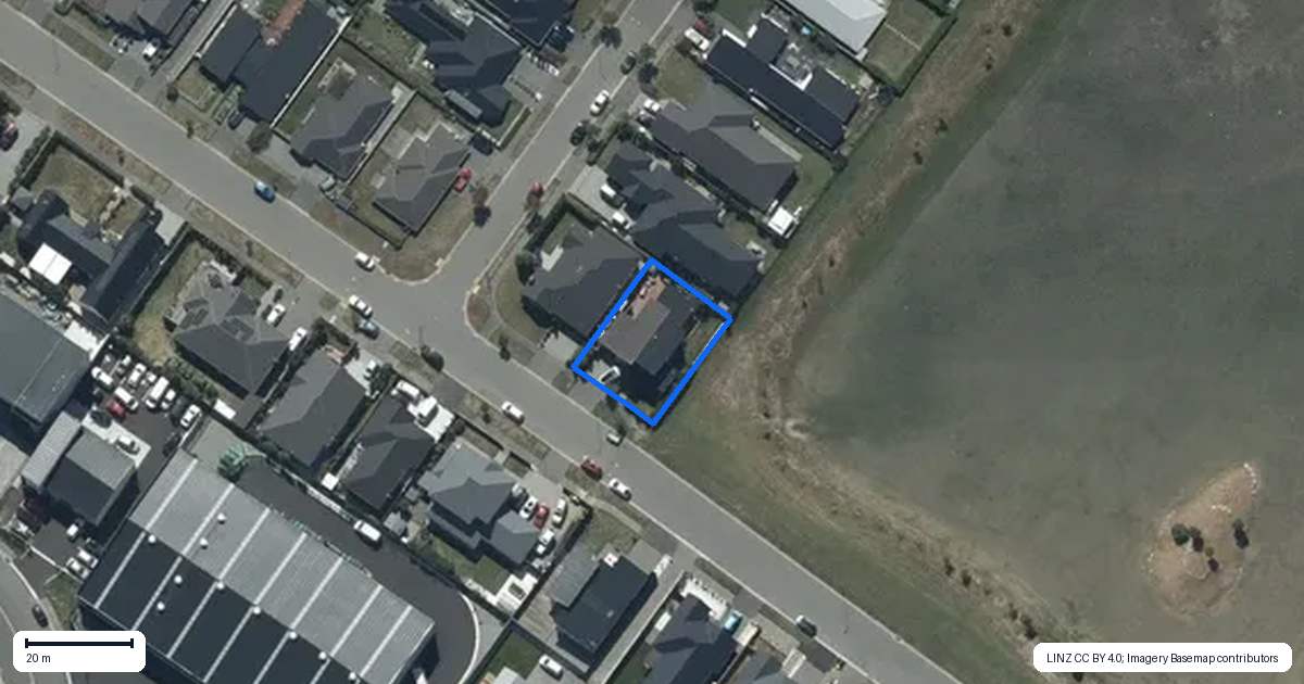 Property context map for 33 Little Gem Road, Hornby, Christchurch