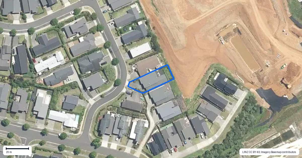 Property context map for 6 Stile Place, Pukekohe