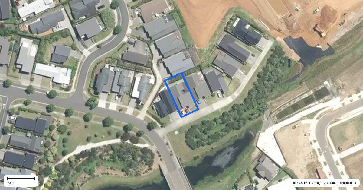 Property context map for 3 Bale Way, Pukekohe