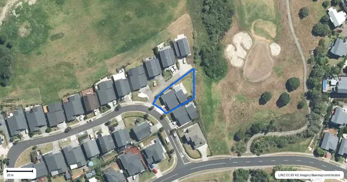 Property context map for 33 Kaipuke Crescent, Gulf Harbour, Whangaparaoa