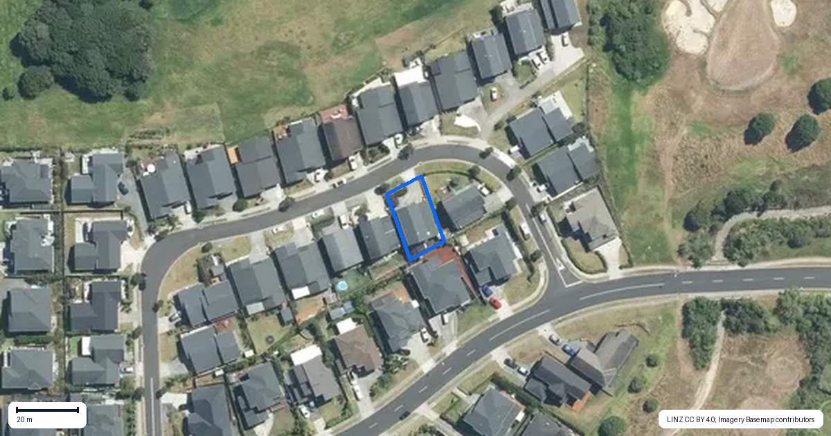Property context map for 16 Kaipuke Crescent, Gulf Harbour, Whangaparaoa