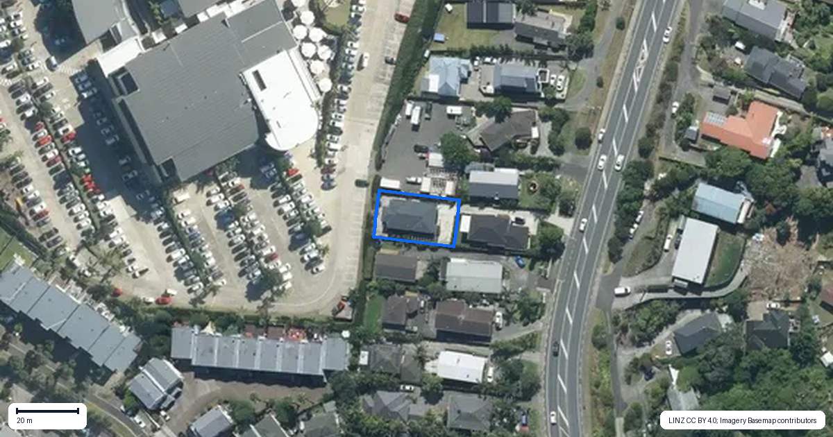Property context map for 780A East Coast Road, Oteha, Auckland