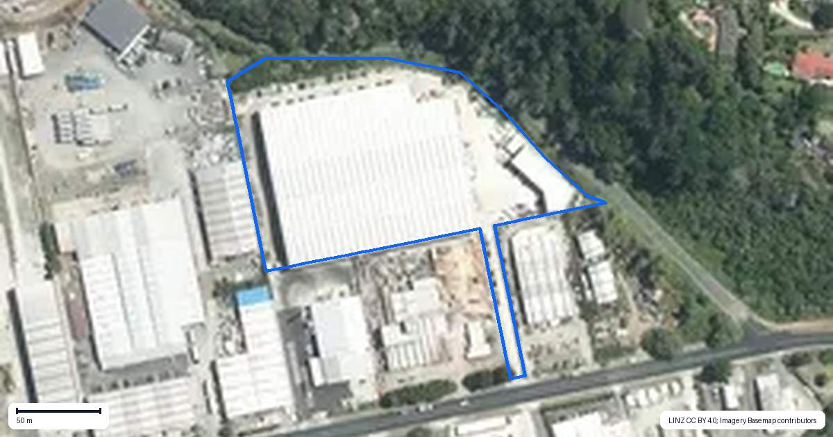 Property context map for 98 Hunua Road, Papakura