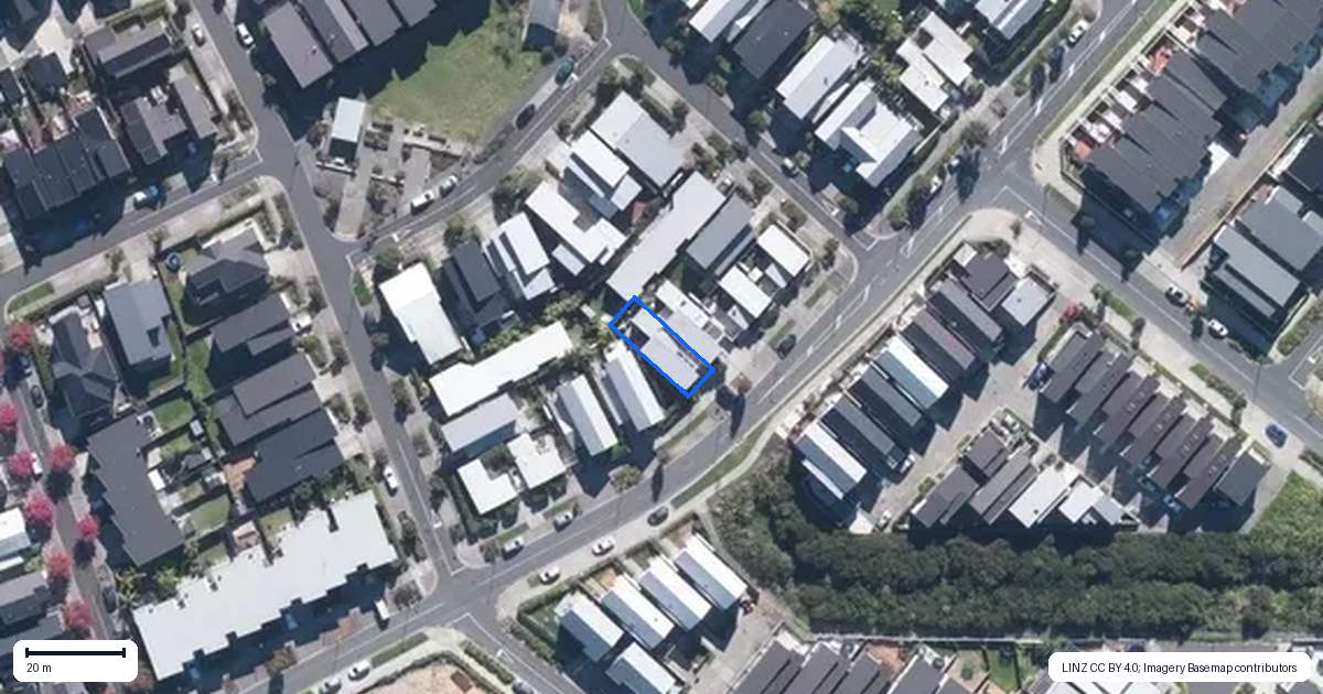 Property context map for 188 Clark Road, Hobsonville, Auckland