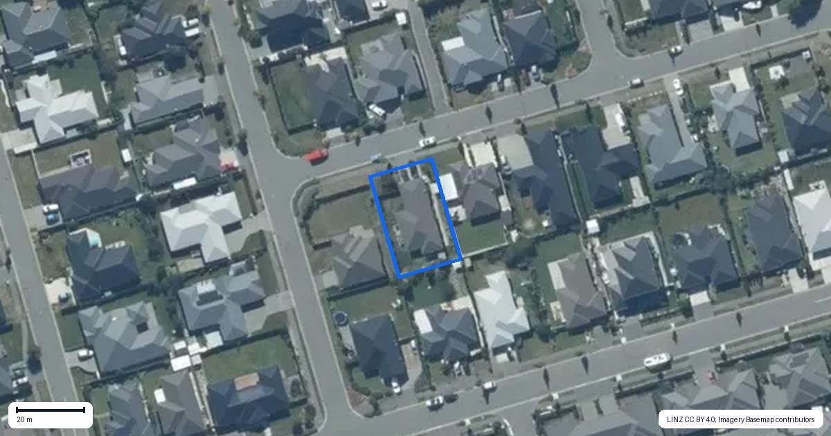 Property context map for 4 Exeter Lane, Rolleston