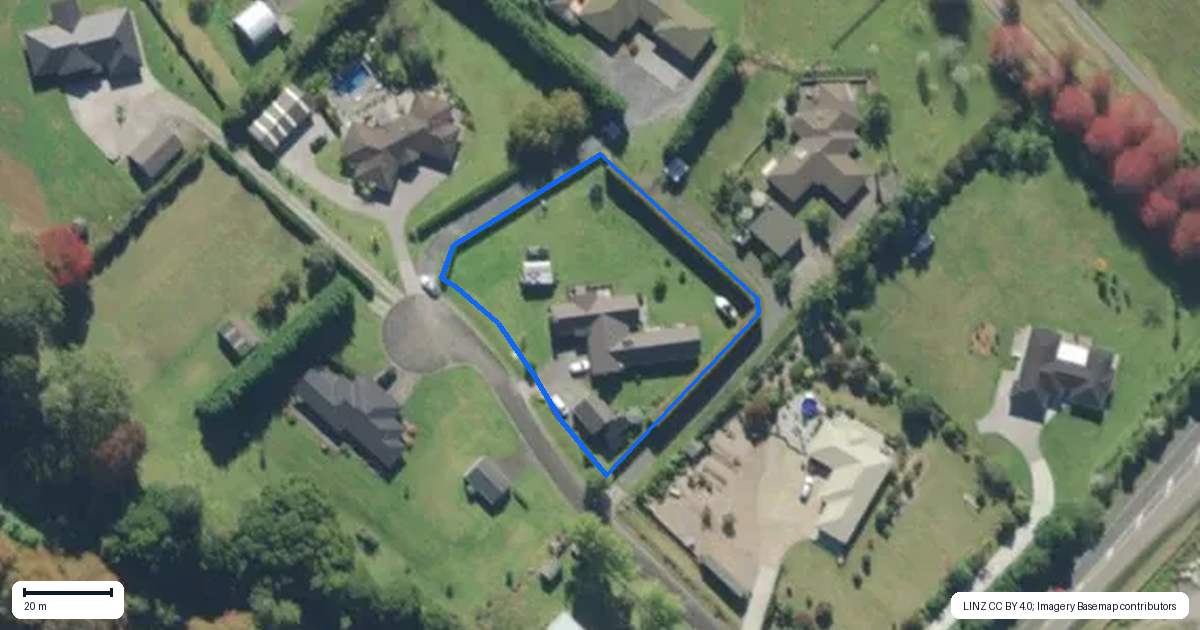 Property context map for 39B Ngunguru Road, Glenbervie, Whangarei