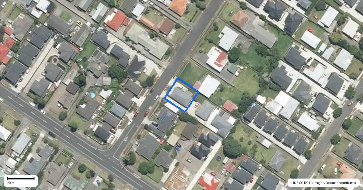 Property context map for 1 Oxford Road, Manurewa, Auckland