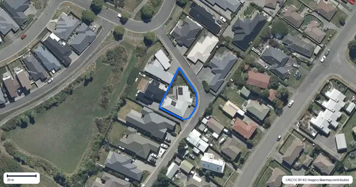 Property context map for 4 Kilkivan Lane, Broomfield, Christchurch
