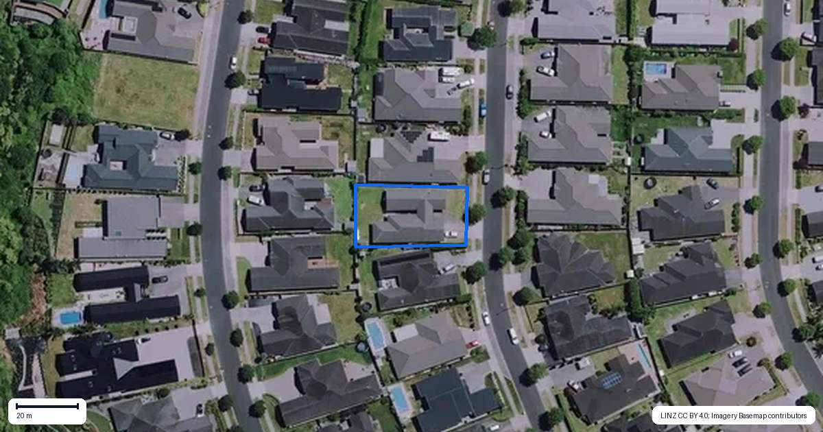 Property context map for 19 Brad Avenue, Flagstaff, Hamilton