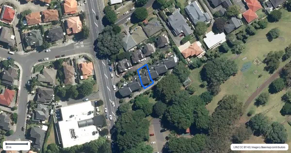 Property context map for 3/668 Manukau Road, Royal Oak, Auckland