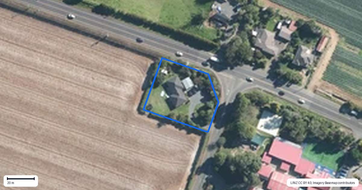 Property context map for 4 Aka Aka Road, Puni, Pukekohe