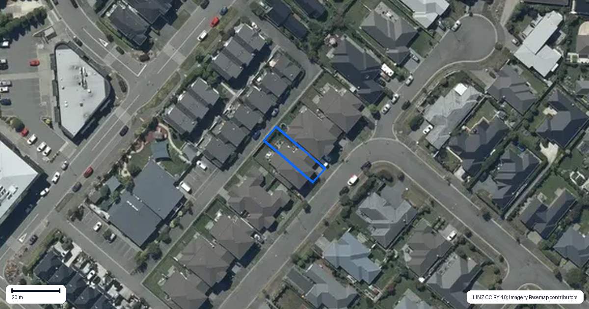 Property context map for 50 Gosling Crescent, Halswell, Christchurch