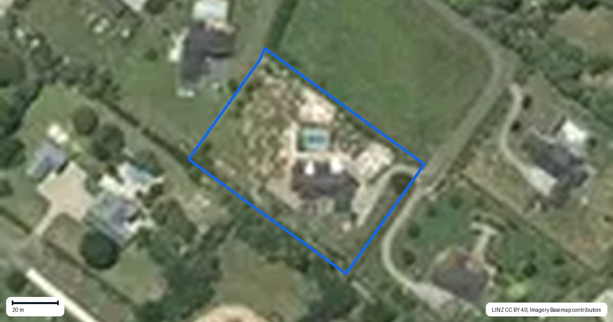 Property context map for 10 Flora Lane, Tamahere, Hamilton