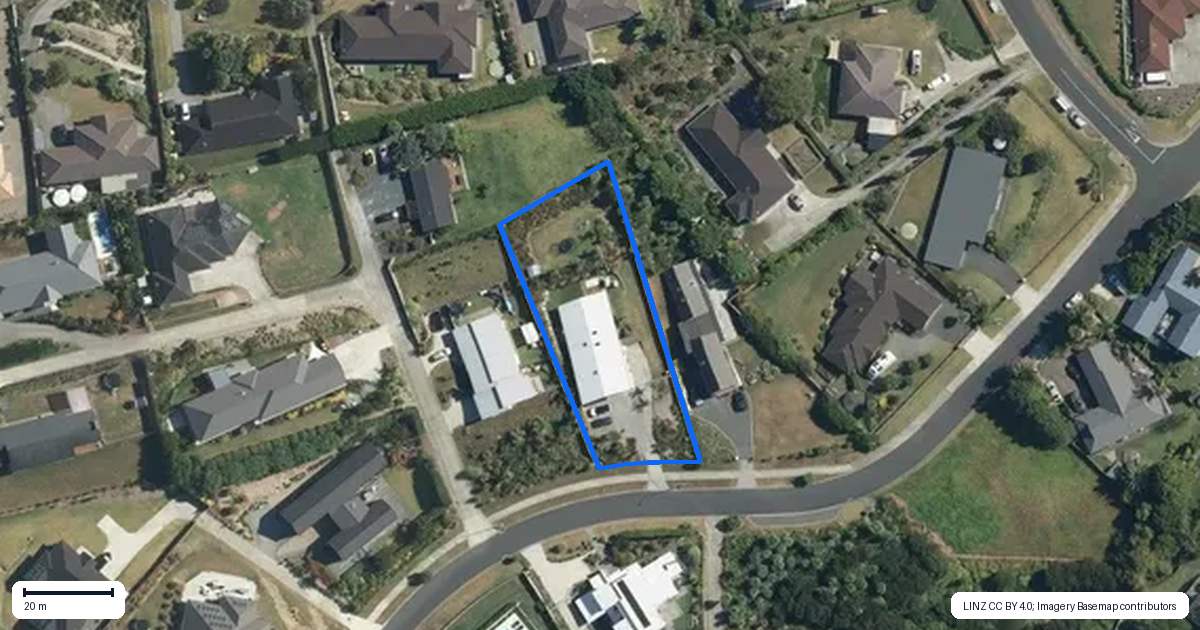 Property context map for 76 Solan Drive, Waimauku