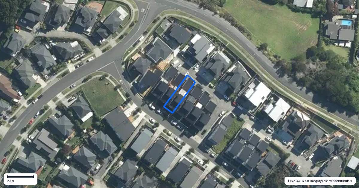 Property context map for 54 Ascension Crescent, Orewa