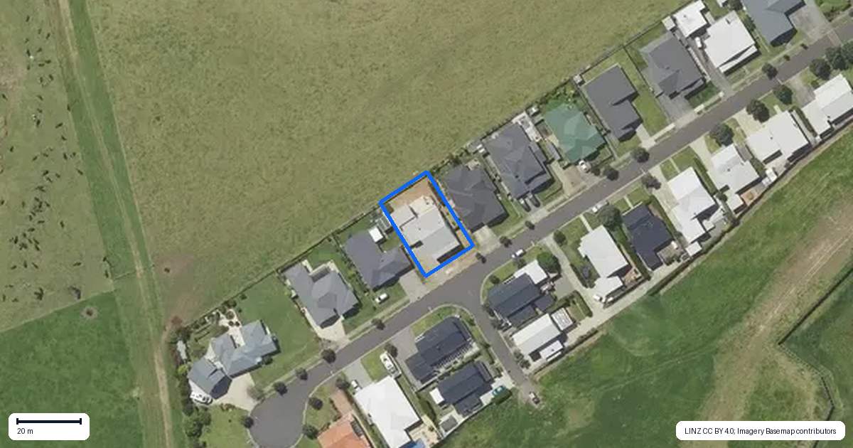Property context map for 56 Ocean Breeze Drive, Waihi Beach