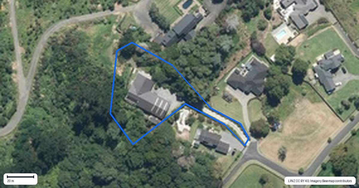 Property context map for 15 Ridgeline Way, Brookby, Auckland