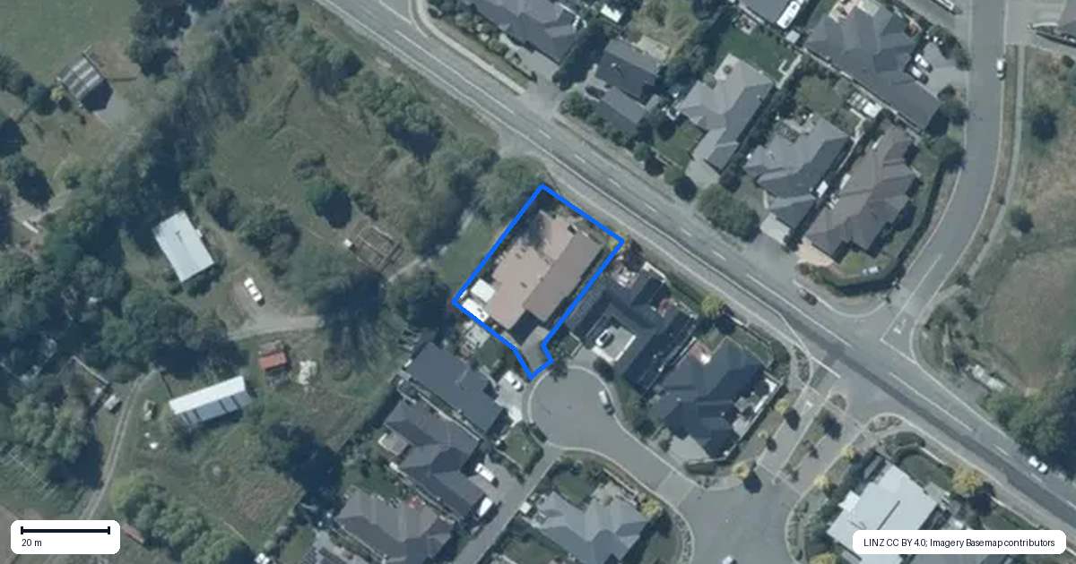 Property context map for 6 Lira Place, Prebbleton