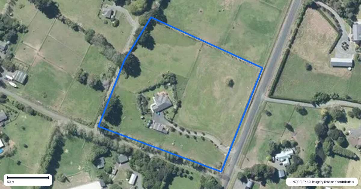 Property context map for 62 Estuary View Road, Waiau Pa, Pukekohe
