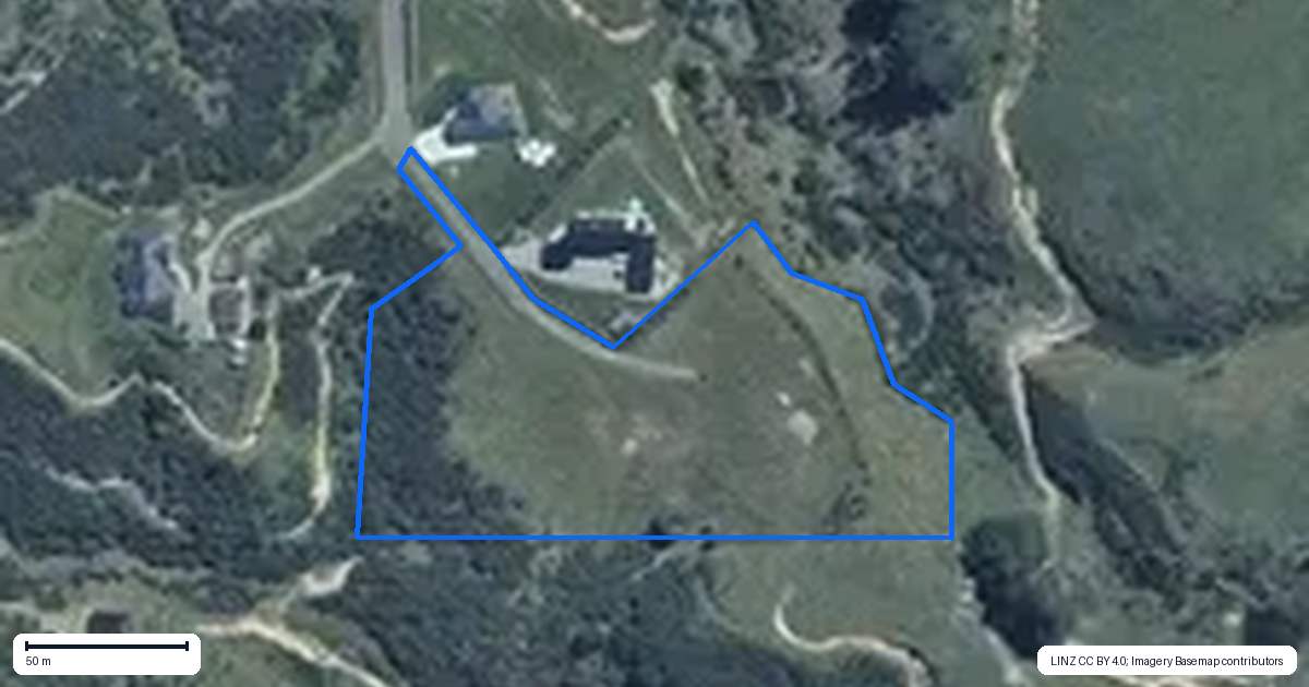Property context map for 98 Lacebark Drive, Linton, Palmerston North