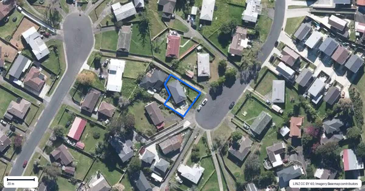 Property context map for 23 Rena Place, West Harbour, Auckland