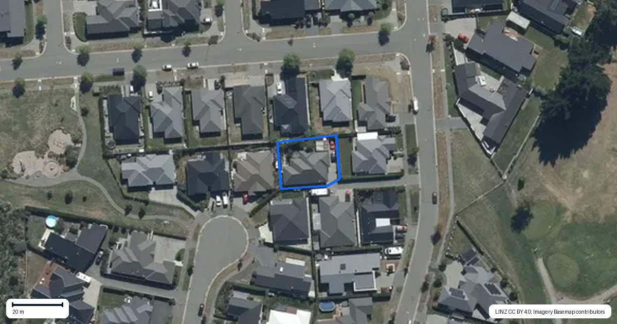Property context map for 65 Ruapani Street, Marshland, Christchurch