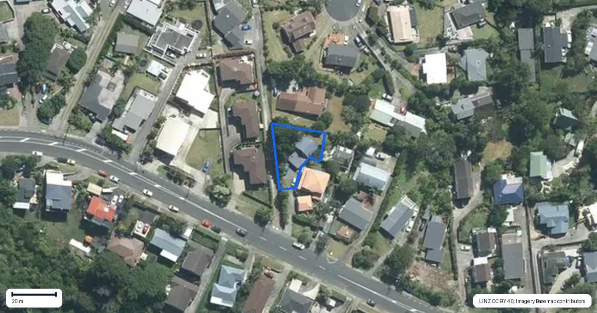 Property context map for 113A Carlisle Road, Torbay, Auckland
