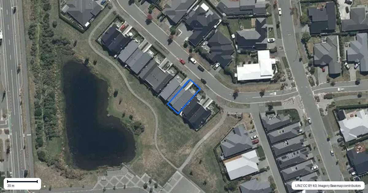Property context map for 15A Te Whenu Crescent, Marshland, Christchurch