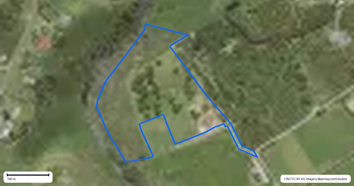 Property context map for 196C Pukemapu Road, Oropi