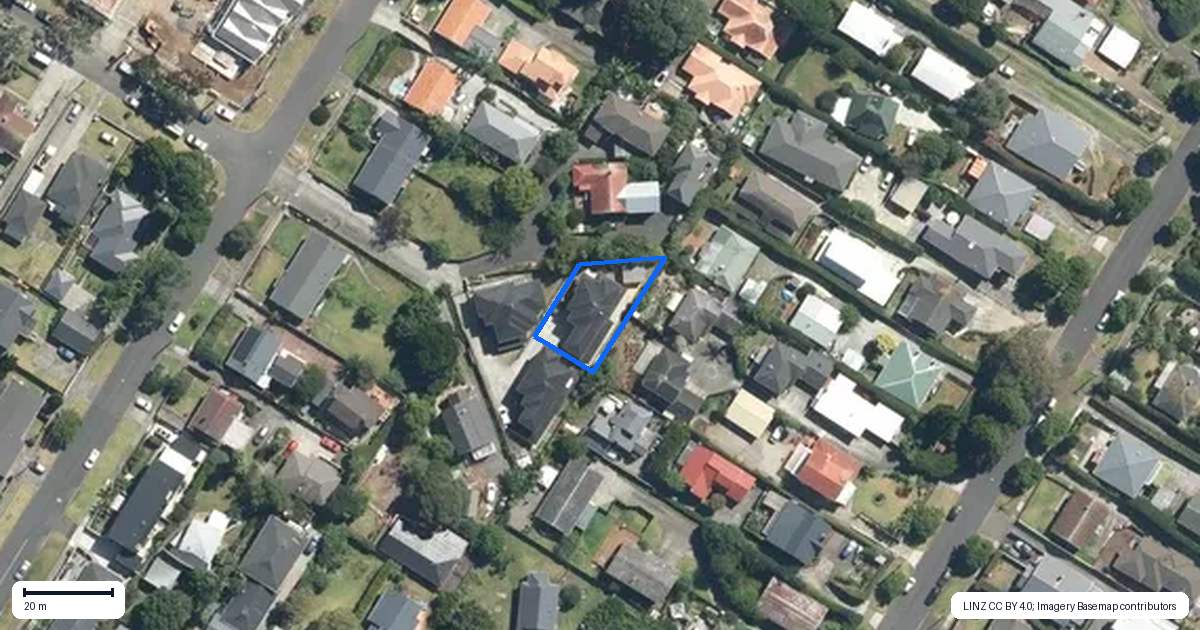 Property context map for 3/23B Ngatiawa Street, One Tree Hill, Auckland