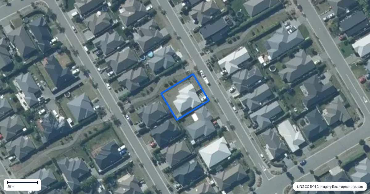Property context map for 31 Chert Street, Rolleston