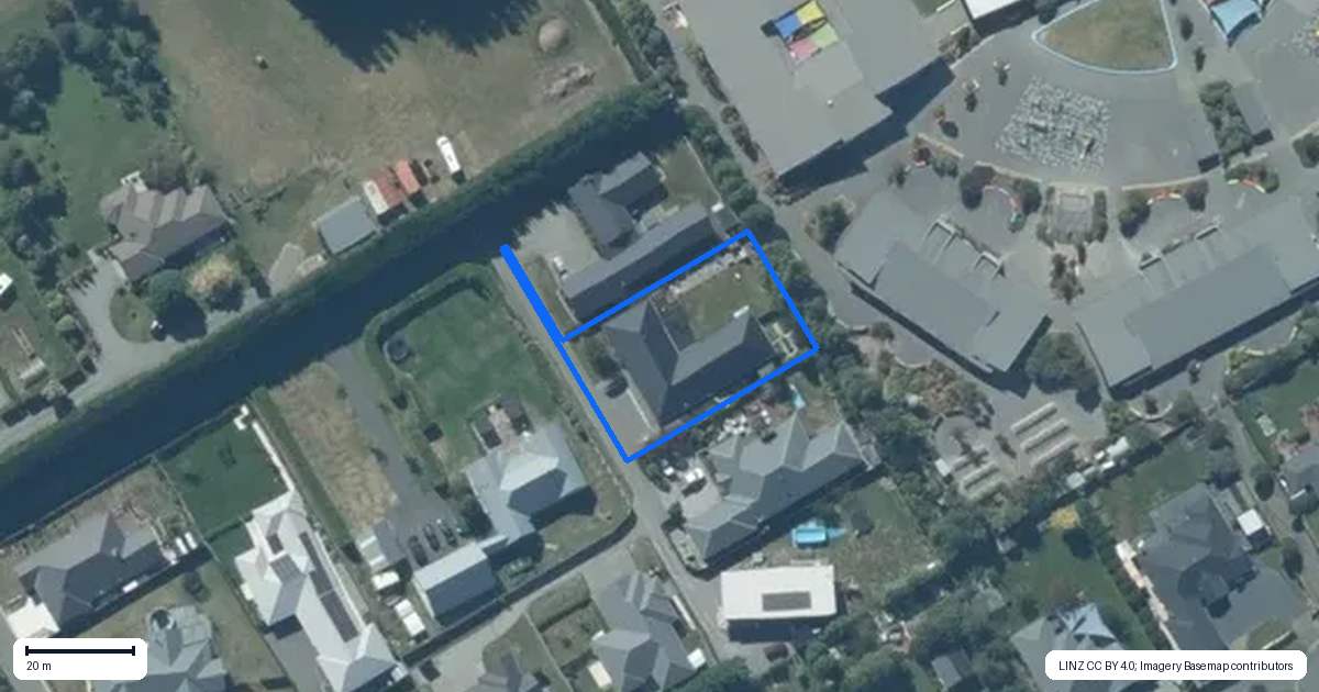 Property context map for 16 Carrick Place, Rolleston
