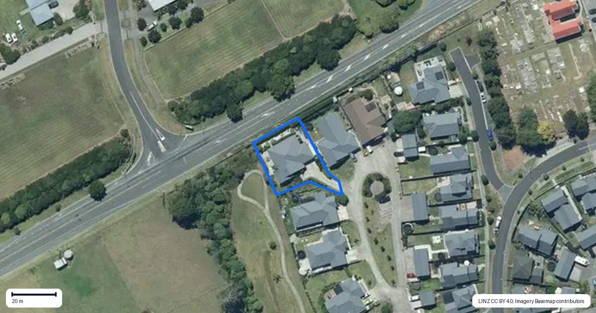 Property context map for 15 Magnolia Lane, Kaukapakapa