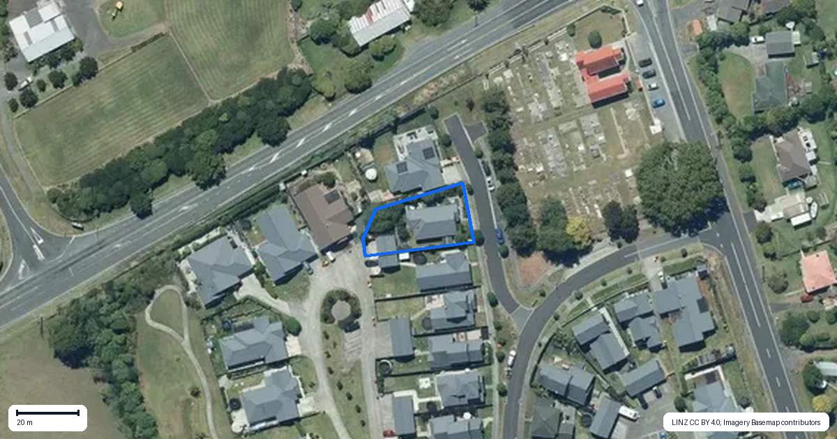 Property context map for 14 Magnolia Lane, Kaukapakapa