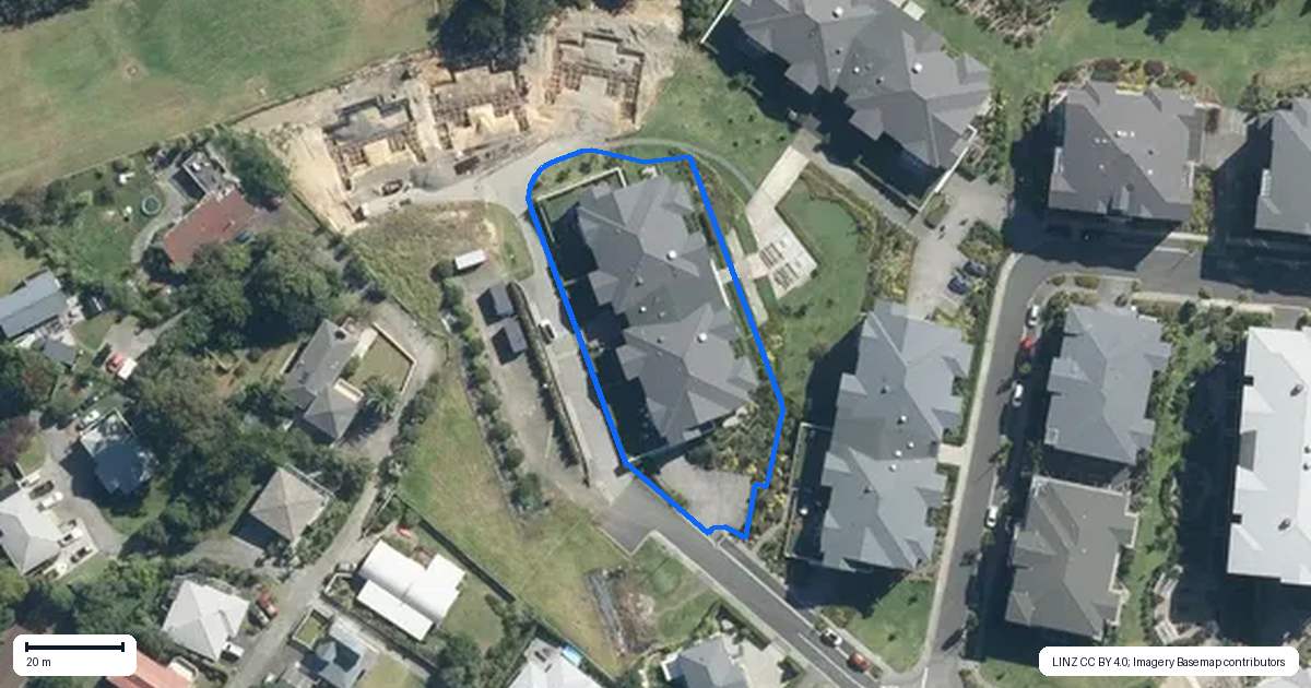 Property context map for 162 Landmark Terrace, Orewa
