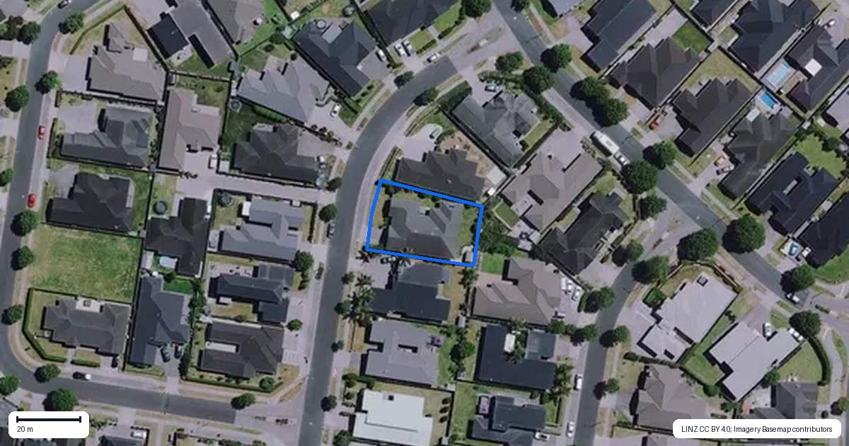 Property context map for 64 Roy Hilton Drive, Flagstaff, Hamilton