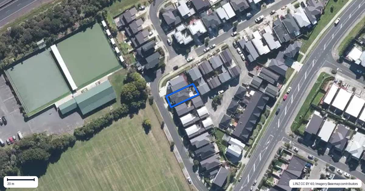 Property context map for 15 Lockheed Street, Hobsonville, Auckland