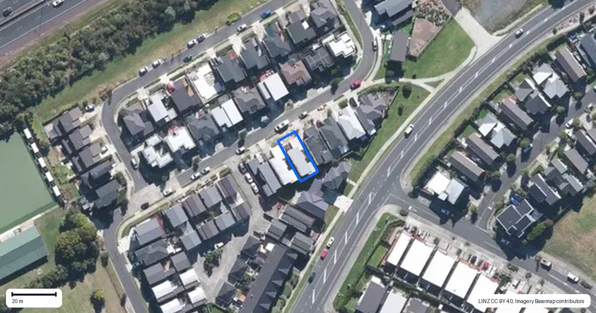 Property context map for 31 Lockheed Street, Hobsonville, Auckland