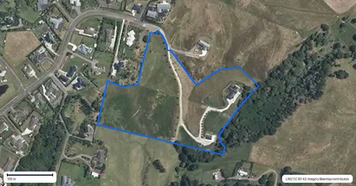 Property context map for 164 Mount Taylor Drive, Feilding