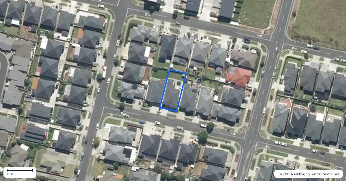 Property context map for 6 Puoro Street, Flat Bush, Auckland