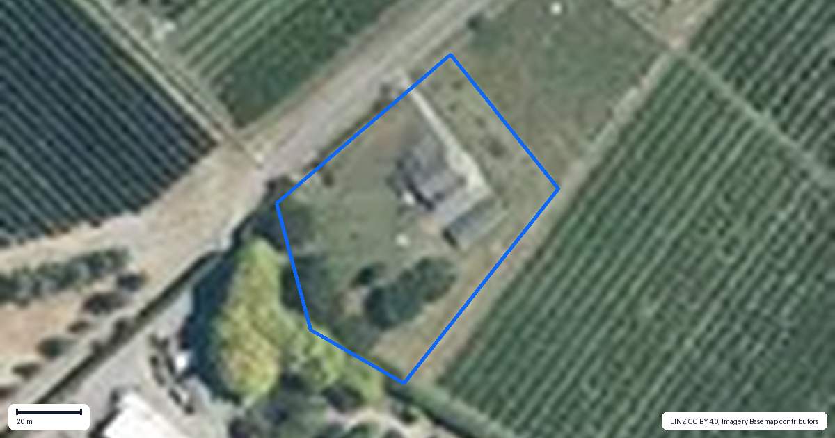 Property context map for 1458 Southland Road, Longlands, Hastings
