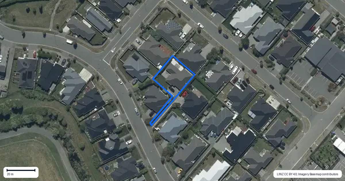 Property context map for 68 Tongariro Street, Halswell, Christchurch
