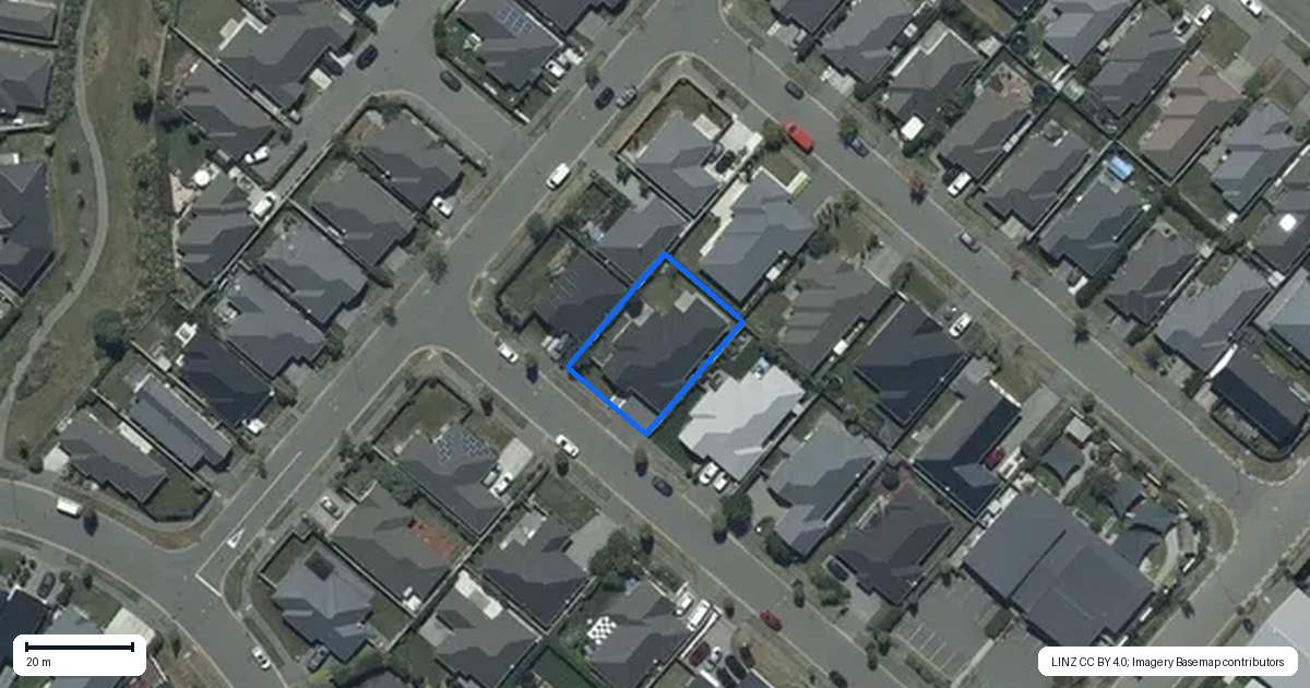 Property context map for 10 Kokoda Street, Halswell, Christchurch