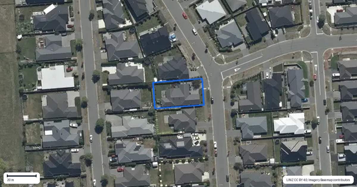 Property context map for 78 Georgina Street, Marshland, Christchurch