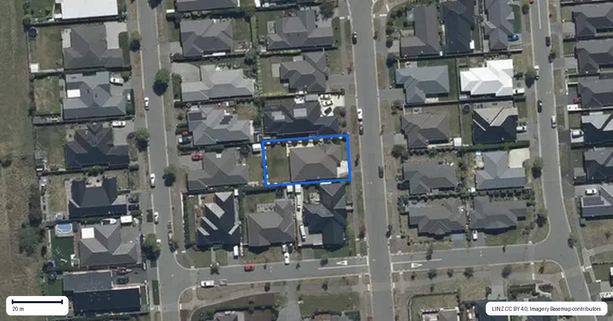 Property context map for 84 Georgina Street, Marshland, Christchurch