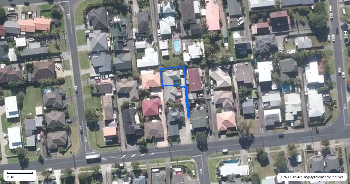 Property context map for 61C Bay Street, Red Beach, Whangaparaoa